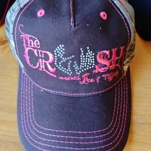 Brown and Pink The Crush Cap